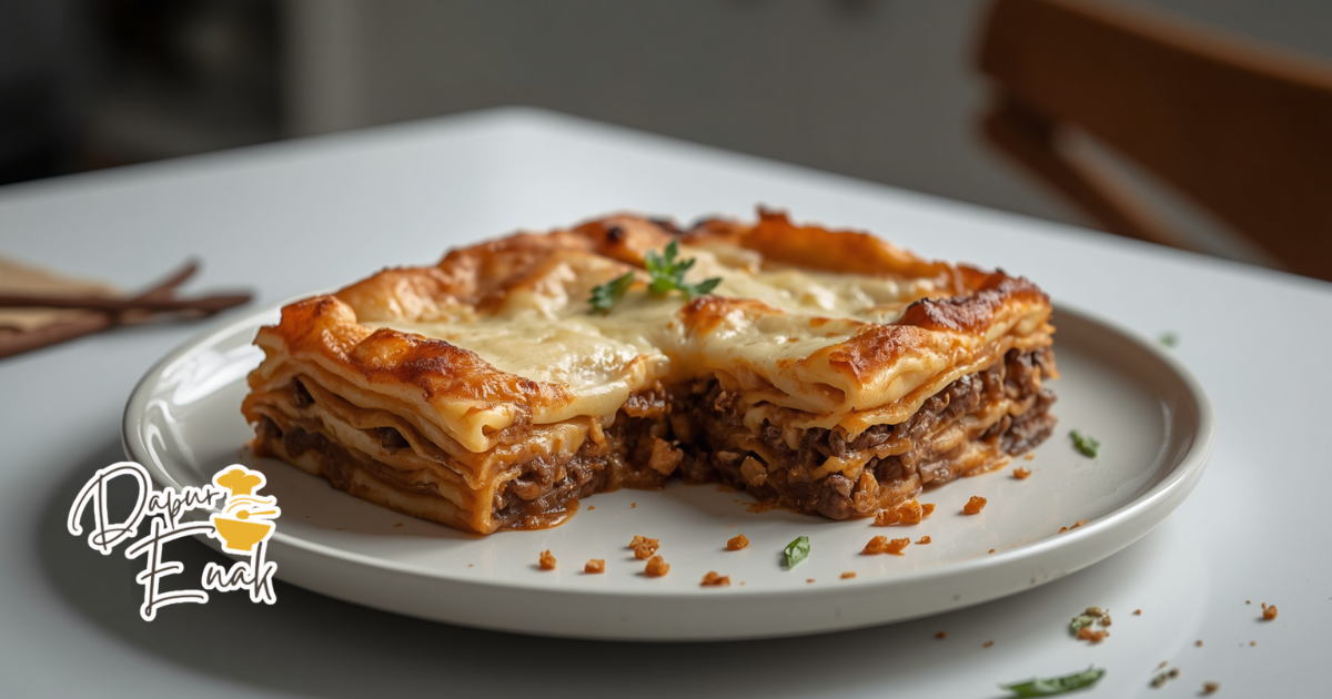 Kreasi Beef Rendang Lasagna Rasa Nusantara Sajian beef rendang lasagna dengan sentuhan Nusantara